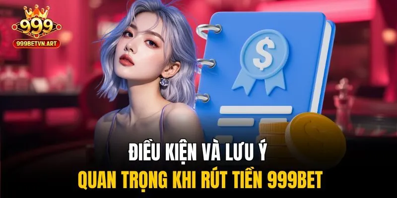 Điều kiện và lưu ý quan trọng khi rút tiền 999bet